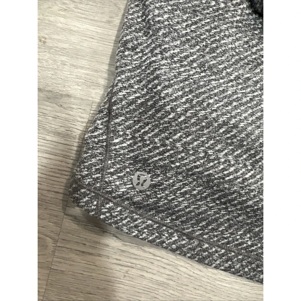 Lululemon Outrun 1/2 Zip Rulu Pullover Hazy Heather Gray Size 10